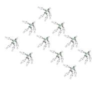 XAGMODSHN Roulement De Pêche Pivots Roulants Connecteur Rotatif Gabarits De Calmar Leurres avec Perles Lumineuses Accessoires 10 Pièces