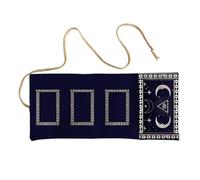 XAGMODSHN Sac de rangement pour cartes sur le thème mystique durable, tissu en polylin, œuvre d'art colorée, résistant à l'eau, pliable pour divination, pochettes de divination légères