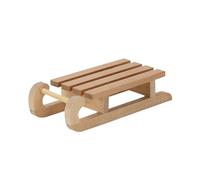 XAGMODSHN Scène de Noël non peintes pour maisons de poupées - Projet d'artisanat pour décorations de vacances et activités familiales créatives - Meubles miniatures non colorés