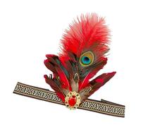 XAGMODSHN Serre-tête à plumes pour carnaval, fête, cosplay, adulte, bandeau ethnique pour événements à thème, carnaval