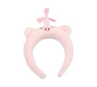 XAGMODSHN Serre-tête amusant en forme d'animal pour femme - En peluche - Pour le lavage du visage - Accessoire de fête de famille