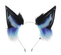 XAGMODSHN Serre-tête avec oreilles d'animaux ethniques pour fille, jeu de rôle, bandeau à cheveux pour fête à thème féminin, sous-cultures, bandeau d'oreille pour Halloween