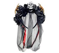 XAGMODSHN Serre-tête avec voile d'Halloween avec arachnide floral ornement floral pour un port confortable au quotidien Accessoires pour cheveux d'Halloween