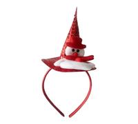 XAGMODSHN Serre-tête chapeau de sorcière fête de Noël karaoké punk accessoires photo cool Noël boîte de nuit Halloween bandeaux pour femme