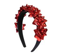 XAGMODSHN Serre-tête confortable en polyester avec fleur pour femme - Accessoire tendance pour décoration de Noël