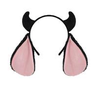 XAGMODSHN Serre-tête en corne de mouton à fourrure pour fêtes costumées, spectacles, accessoires légers et confortables à porter, accessoires sans danger pour les enfants, accessoire de déguisement
