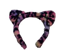 XAGMODSHN Serre-tête en peluche à motif animal pour femme adulte avec oreilles de chat, fête d'anniversaire, accessoire de jeu de rôle, bandeau de lavage du visage