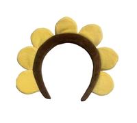 XAGMODSHN Serre-tête en peluche tournesol pour cosplay, costume de tête de mort, fête d'anniversaire, bandeau pour femme pour lavage du visage, maquillage