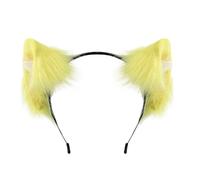 XAGMODSHN Serre-tête en tissu respirant avec oreilles de loup pour cosplay, fête à thème, décoration de costume pour Halloween, cosplay