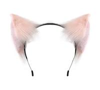 XAGMODSHN Serre-tête en tissu respirant avec oreilles de loup pour cosplay, fête à thème, décoration de costume pour Halloween, cosplay