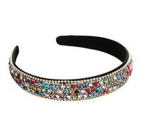XAGMODSHN Serre-tête large orné de bijoux pour fête, karaoké, punk, accessoire photo, fête, boîte de nuit