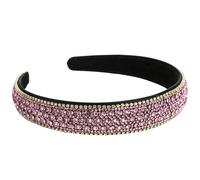 XAGMODSHN Serre-tête large orné de bijoux pour fête, karaoké, punk, accessoire photo, fête, boîte de nuit