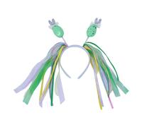 XAGMODSHN Serre-tête pour carnavals, œufs de Pâques, maquillage du visage, bandeau mignon à franges, bandeau coloré pour festival, Pâques, bandeaux pour femmes, bandeaux pour filles et enfants