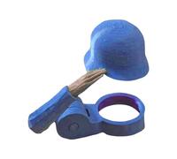 XAGMODSHN Soldier Salutes Casque de bouteille de bière pour transporter des boissons anti-poussière Couvercle de boisson BBQ Party Accessoire de boisson réglable Casque pour bière