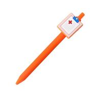 XAGMODSHN Stylo gel rétractable sur le thème de la santé - Pointe de 0,5 mm - Séchage rapide - Outil d'écriture de bureau pour écrire un journal