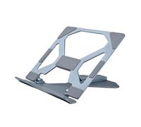 XAGMODSHN Support ergonomique pliable pour ordinateur portable - Hauteur réglable pour travail collaboratif - Rangement facile - Dissipation de la chaleur