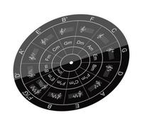 XAGMODSHN Tapis de plateau tournant en acrylique précis pour améliorer les enregistrements sonores d'étiquettes de 29 cm de diamètre