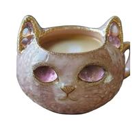 XAGMODSHN Tasses De Chats À Texture Minérale Chatoyante Conception Géode En Résine Fabriquée À La Main Artistique Unique Pour Les Amateurs Café Décorations D'intérieur Tasses En Résine Géode