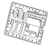 XAGMODSHN Télémètre Facile À Lire Outil De Mesure Polyvalent Et Efficace pour des Mesures De Chasse Précises Détecteurs Analogiques