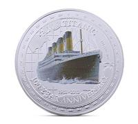 XAGMODSHN Titanic Ship Titanic Incident Collect BTC Arts Cadeaux Décoration de la maison Pièce de monnaie de voyage Souvenirs Décor