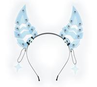 XAGMODSHN Unisexe Punk Accessoire Cheveux Pratique Bandeau avec Dents Animal Structure Léger et Confortable Fête Headwear