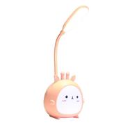 XAGMODSHN USB Rechargeable Cartoon Desk Lamp Home Decoration Night Light Adjustable Angles Reading Light for Children Student Portable Cartoon Desk Lamp