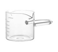 XAGMODSHN Verre borosilicate résistant à la chaleur - Double bec verseur - Pour café et lait