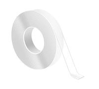 Xahpower 3 Mètres Ruban Adhésif Double Face Extra Fort, Amovible, Réutilisable, Sans Traces, Scotch Nano Double Face Transparent pour Moquette, Voiture, Maison, Cuisine (300 * 2 * 0.1 CM)