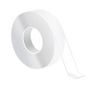 Xahpower 3 Mètres Ruban Adhésif Double Face Extra Fort, Amovible, Réutilisable, Sans Traces, Scotch Nano Double Face Transparent pour Moquette, Voiture, Maison, Cuisine (300 * 3 * 0.1 CM)