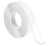 Xahpower 5 Mètres Ruban Adhésif Double Face Extra Fort, Amovible, Réutilisable, Sans Traces, Scotch Nano Double Face Transparent pour Moquette, Voiture, Maison, Cuisine (500 * 3 * 0.2 CM)