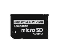 Xahpower Adaptateur de Carte Mémoire Micro SD pour PSP, Carte Micro SD TF vers Memory Stick Pro Duo Carte MagicGate pour Sony Playstation 1000/2000/3000, PSP Slim, Appareil Photo, Handycam