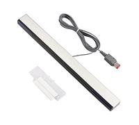 Xahpower Barre de Capteur pour Wii, Barre de Détecteur Filaire de Remplacement à LED à Rayons Infrarouges Compatible avec Nintendo Wii et Wii U avec Support Transparent