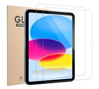 Xahpower Lot de 2 Protection Écran pour iPad 11/10e Génération, Dureté 9H, Anti Rayures, Film de Protecteur en Verre Trempé Compatible avec iPad (A16) 11 Pouces (2025) et 10,9 Pouces (2022)