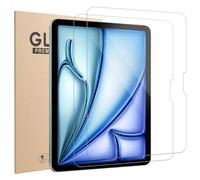 Xahpower Lot de 2 Protection Écran pour iPad Air 11 Pouces M3 2025/M2 2024, Dureté 9H, Anti Rayures, Film de Protecteur en Verre Trempé Compatible avec iPad Air 7e/6e Génération