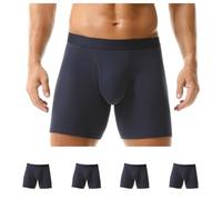 XAIODRAGONSKY Lot de 5 caleçons boxeurs de 15,2 cm de long pour homme en coton doux respirant et offrant un bon maintien, C, 5X-Large