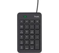 Xalas Pavé Numérique Usb Pour Pc Portable Et Ordinateur, Mini Clavier Compact Filaire Avec 5 Touches Supplémentaires Minces, Clavier Numérique Numpad Pour Bureau, Noir