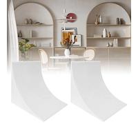 Xalteafe 2 PièCes Kit d'arc De Porte,Kit D'Arche De Porte Pré CintréE,Moulure D'Arche en Demi-Cercle,Moderne Et Sophistiqué,Convient pour Les Couloirs Et Les Chambres
