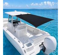 Xalteafe Kit d'extension d'ombrage T-Top,Bimini pour Bateau,Pare-Soleil en T Pours Couverture de Bateau,Imperméable,Protection Soleil,pour la Plupart des Bateaux à Console Centrale