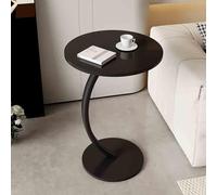 Xalteafe Table d'appoint en Forme de C,Table Bouts de Canapé en Forme de c,Table Plateau en Forme de C,Table d'appoint étroite en Forme de C,économiser de l'espace,pour canapé,LIT,Baignoire