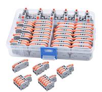 XALXMAW 62 Pièces Electrical connector kit with lever, Connecteur électrique Compact Avec Levier de Fonctionnement, Peut être Librement Combiné