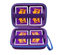 XANAD Boite Sac de Transport pour 400+ Jeux de Cartes, Convient pour Pokemon Skip Bo Uno, Protection et Rangement (Violet)
