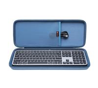 XANAD Dur Étui pour Compatible Logitech MX Keys/S/Plus/Mini/Pebble Keys 2 K380s Clavier sans Fil Bluetooth, Optez pour la durée (Bleu)