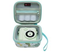 XANAD Enfant Appareil Étui pour Compatible ASTGMI/GREENKINDER/FUNKAM/GKTZ/TERRAMUS Appareil Photo instantané Numérique avec Filles Garçons de 3-12 Ans Housse (Vert)