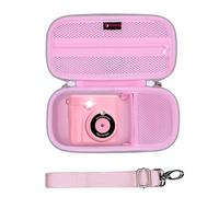XANAD Enfant Appareil Étui pour Compatible ASTGMI/GREENKINDER/FUNKAM/GKTZ/TERRAMUS Appareil Photo instantané Numérique avec Filles Garçons de 3-12 Ans Housse (étui Uniquement) Boîte Longue