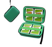 XANAD Étui de cartes compatible avec Pokemon/Skip Bo/UNO/jeu de cartes à jouer/jeu de cartes Phase 10/Jeu de cartes à collectionner à cinq couronnes, PM TCG (vert foncé)