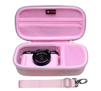 XANAD Étui de Transport Rigide Compatible Canon PowerShot G7 X/Sony RX100 VII/AOREGRE DC218L / KOASDVS/SINEXE Appareil Photo Camera Sac de Voyage(Rose)
