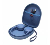 XANAD Étui Housse Rigide Sony WH-CH520 / 530, Pochette Protection (Bleu) | avec Filet Rangement Accessoires Protection Casque Bluetooth Sony WH-CH530 / CH520 /1000XM5 / 1000XM6 pour Voyage Bureau