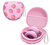 XANAD Étui pour casque enfant JBL Junior 320 BT 470NC, iClever (Rose) | pour JBL Junior, iClever, Belkin awatrue, POGS, EarFun, École et voyage, rangement du casque audio enfant