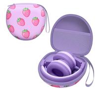 XANAD Étui pour casque enfant JBL Junior 320 BT 470NC, iClever (Violette) | pour JBL Junior, iClever, Belkin awatrue, POGS, EarFun, École et voyage, rangement du casque audio enfant