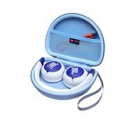 XANAD Etui pour Casque jbl jr310bt Pochette Casque Audio bloothooh Sacoche sans Fil Pliable (Bleu)